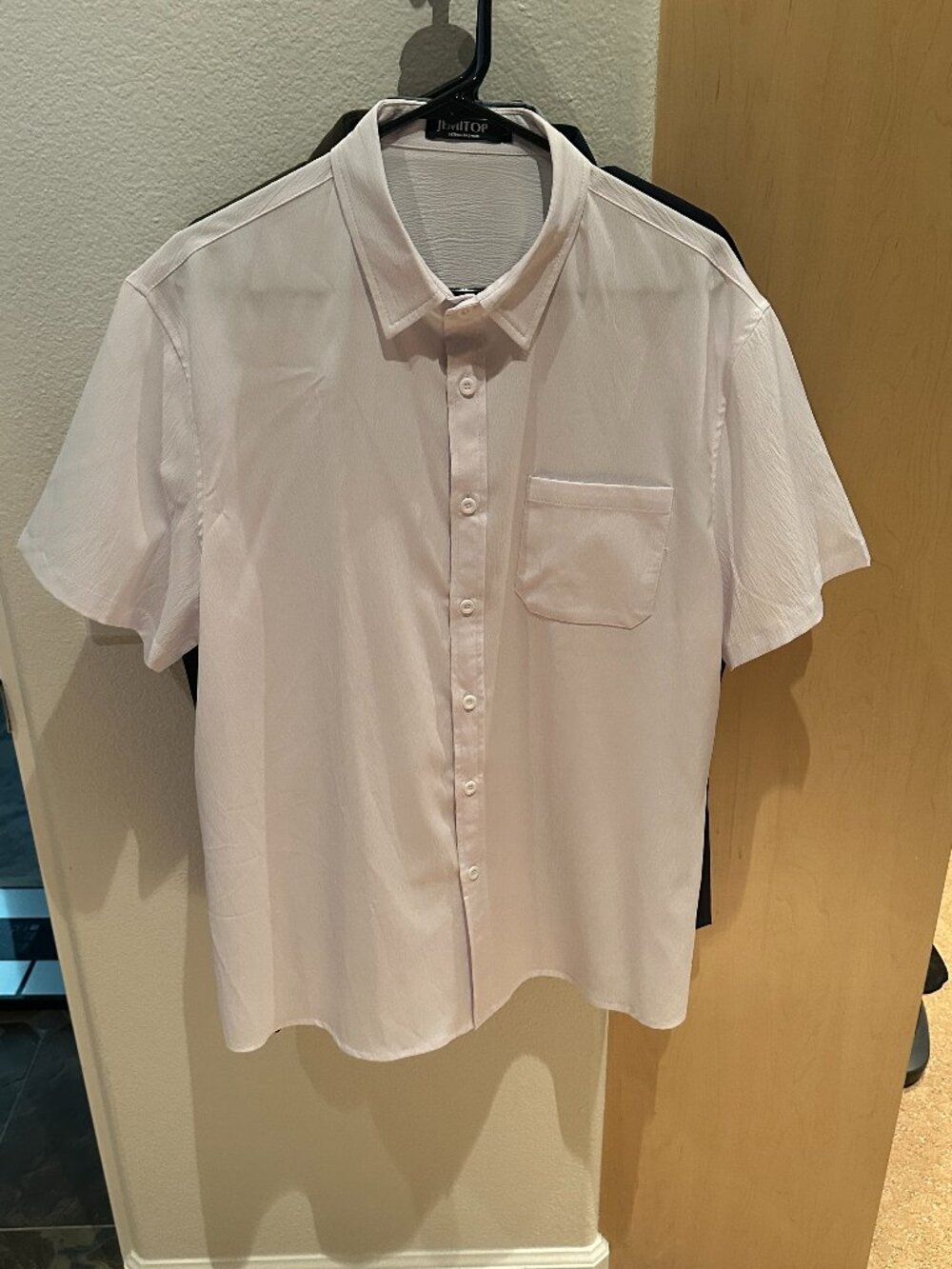 Jemitop Mens Short Sleeve Button Down Shirt